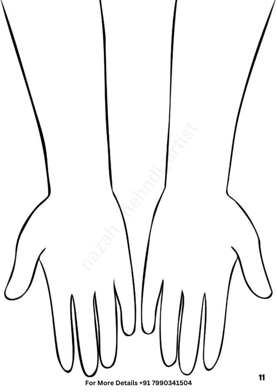 Mehndi Practice Book for Beginners | Reusable Book Buy One Get One Free with Henna powder – 10000x Times Perfect Paperback